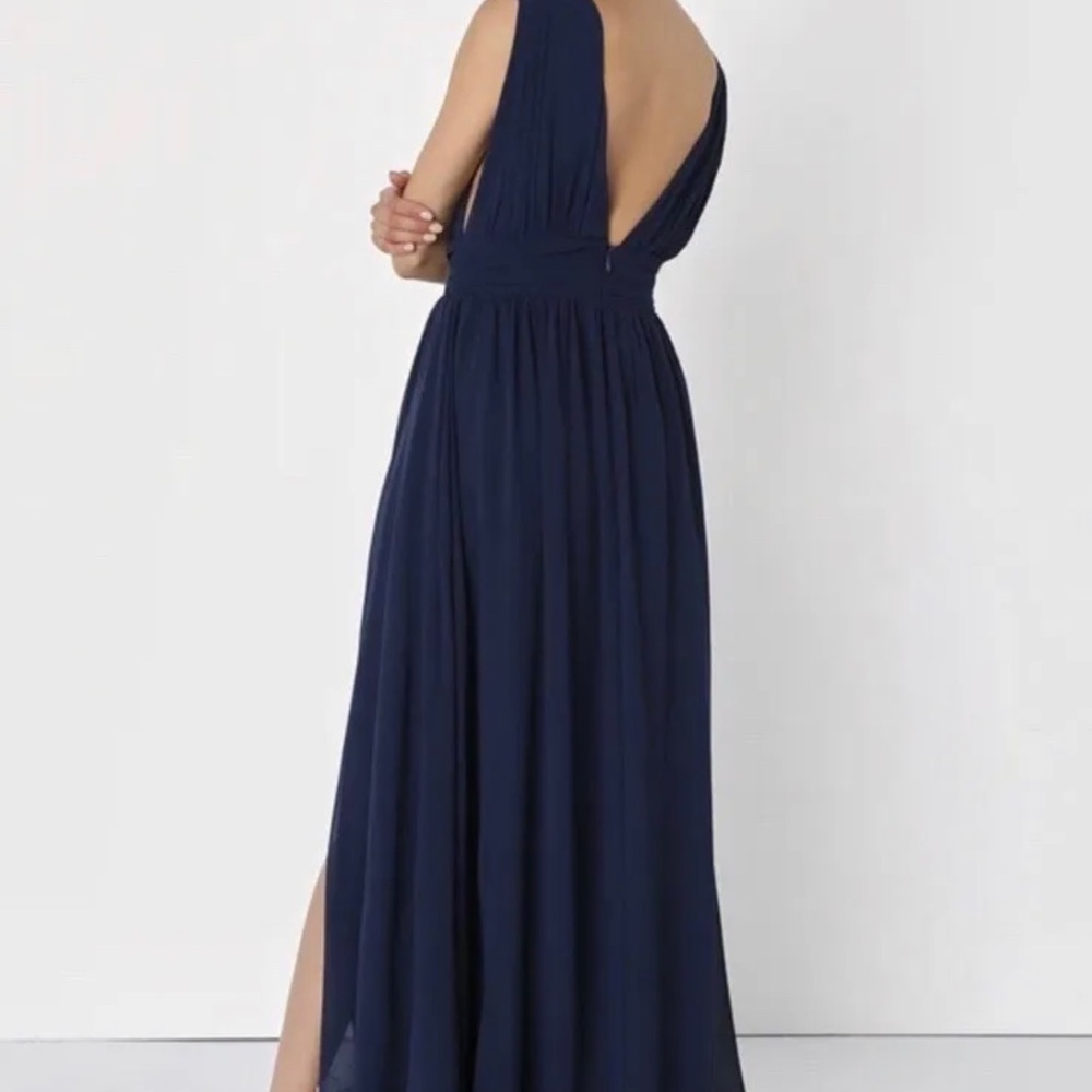 Lulus | Heavenly Hues Navy Maxi Dress